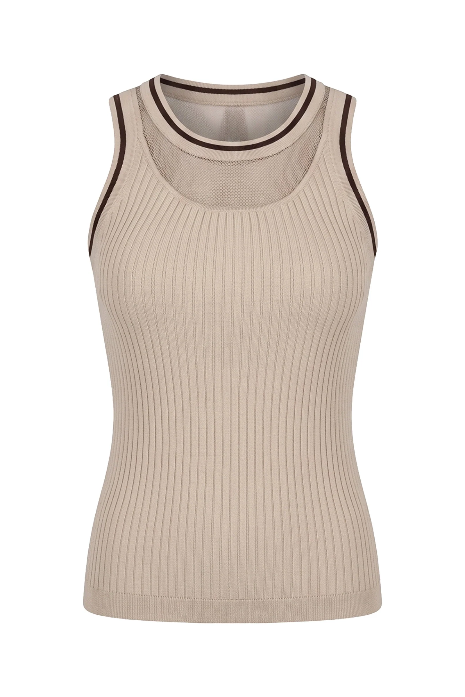 Gio Mixed-Stitch Rib Sweater Top - Image 4