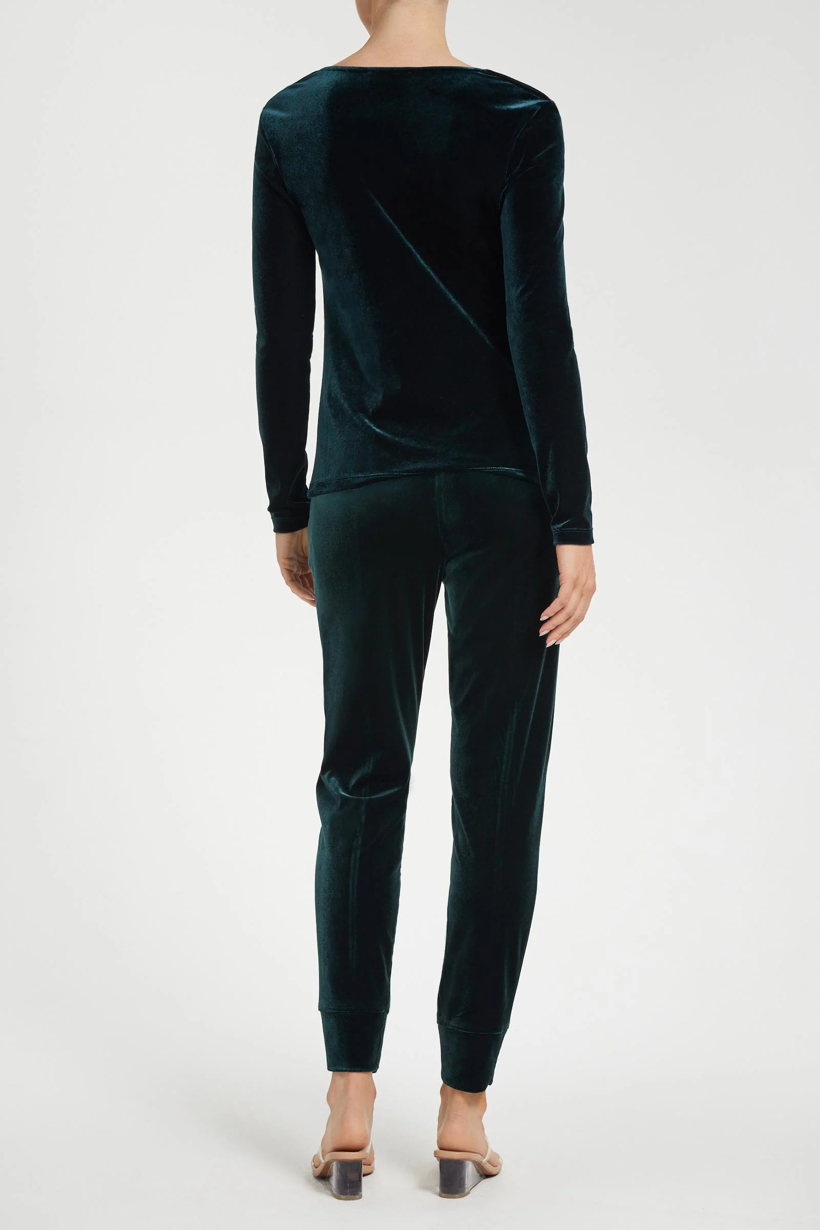 Kori Stretch Velvet Jogger - Image 6