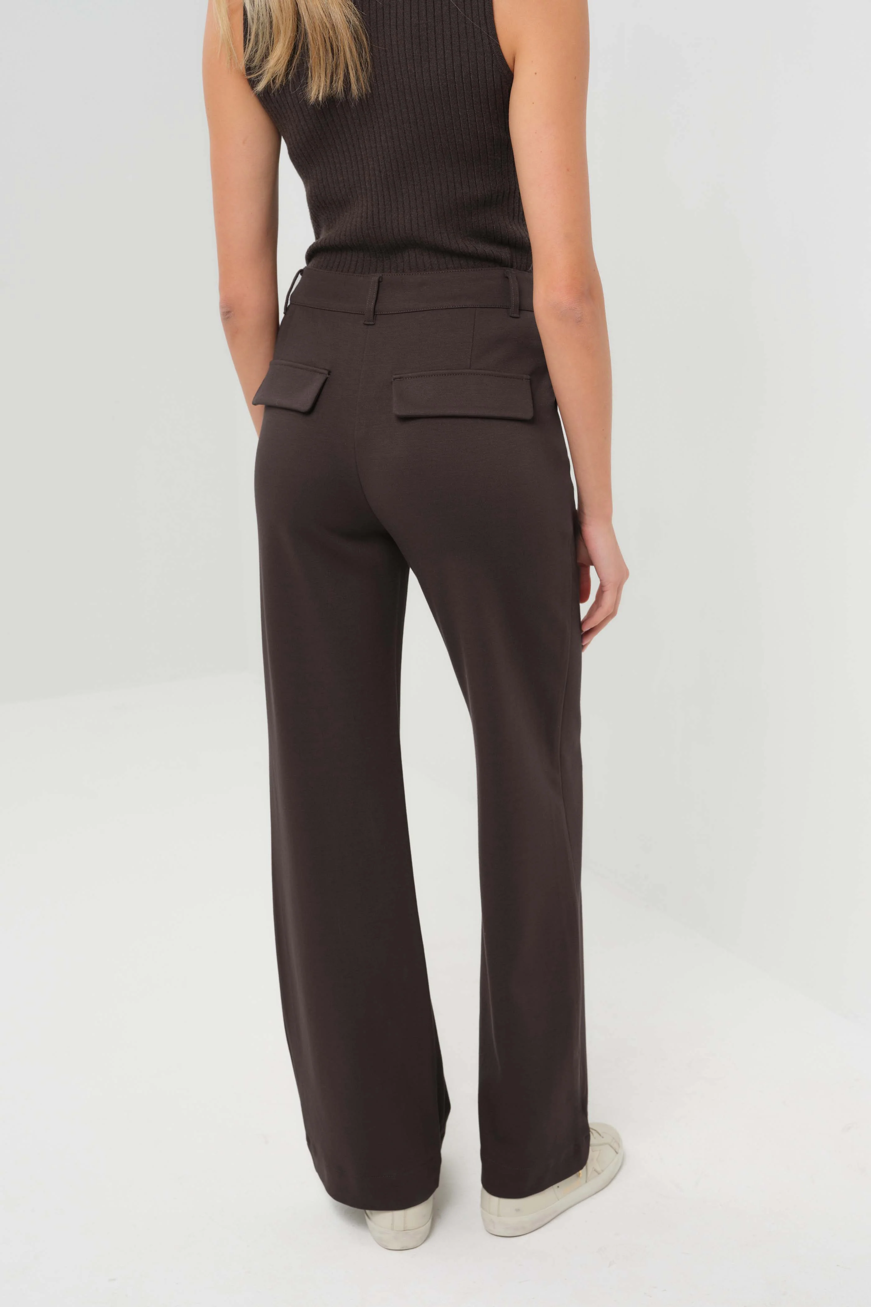 Solstice Ponte Wide Leg Pant - Image 3